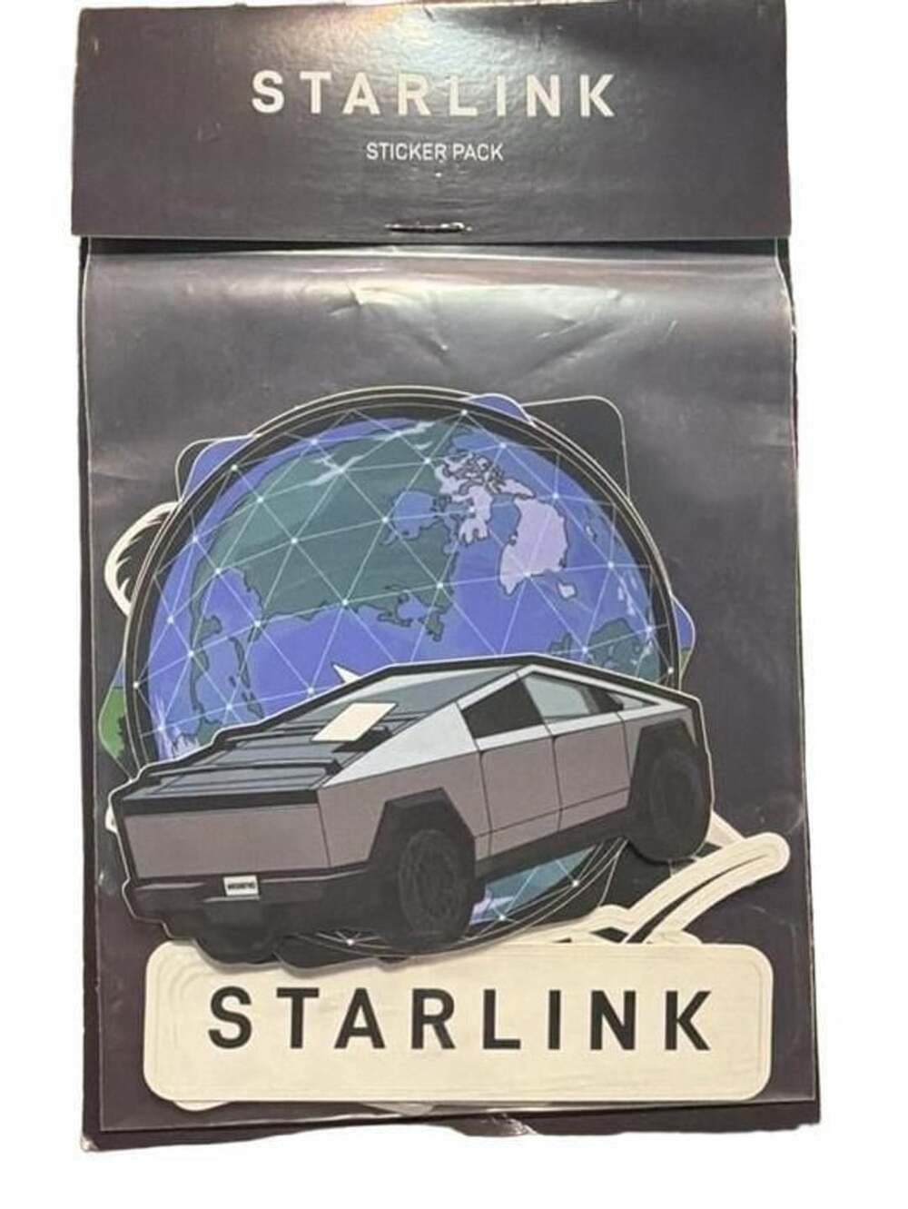 Starlink 10-Piece Sticker Pack Cybertruck SpaceX